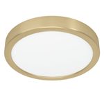 Eglo Plafoniera Moderna Fueva 5 Acciaio Ottone Led Integrato 17W 3000K Ip20