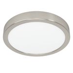 Eglo Plafoniera Moderna Fueva 5 In Acciaio Nichel Satinato Led 17W Ip20