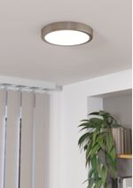 Plafoniera-Moderna-Fueva-5-In-Acciaio-Nichel-Satinato-Led-17W-Ip20