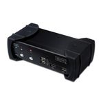 Digitus Data Switch Per 2 Pc Usb/Dvi Con 1 Utente Con Monitor Dvi Mouse E Tastiera Usb Condivisione Audio Hub 2 Porte