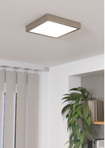 Plafoniera-Moderna-Fueva-5-Acciaio-Nichel-Satinato-Led-Integrato-17W