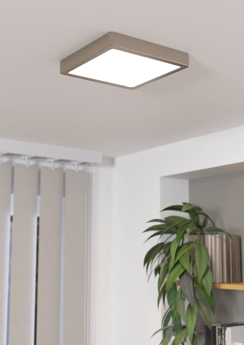 Plafoniera-Moderna-Fueva-5-Acciaio-Nichel-Satinato-Led-Integrato-17W