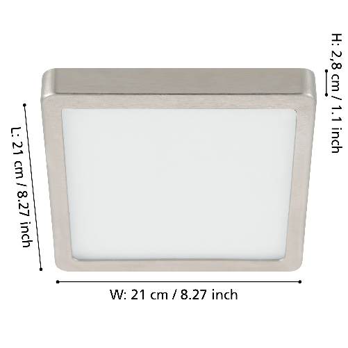 Plafoniera-Moderna-Fueva-5-Acciaio-Nichel-Satinato-Led-Integrato-17W