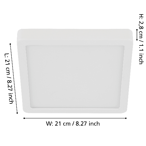 Plafoniera-Moderna-Fueva-5-In-Acciaio-Bianco-Led-Integrato-17W-3000K-Ip20