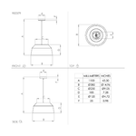 Lampadario-Contemporaneo-Contrisa-1-Luce-Metallo-Grigio