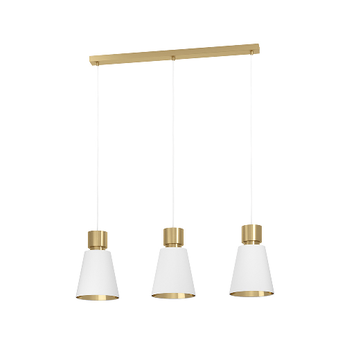 Lampadario-Contemporaneo-Aglientina-3-Luci-Metallo-Ottone-Spazzolato