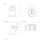 Applique-Moderna-San-Peri-1-Luce-Acciaio-Nero-E-Bianco