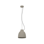 Eglo Lampadario Industrial Camasca 1 Luce Acciaio Grigio E Tortora