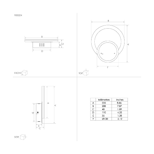 Applique-Moderna-Parrapos-Z-Led-Acciaio-Nero