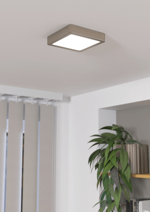 Plafoniera-Moderna-Fueva-5-Acciaio-Nichel-Satinato-Led-Integrato-11W