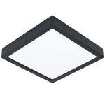 Eglo Plafoniera Moderna Fueva Z In Acciaio Nero Led Integrato 16,5W 2700 6500K Ip44