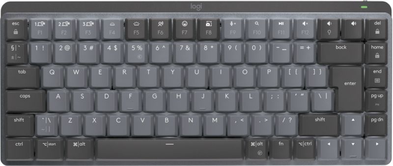 Logitech-MX-Mini-Mechanical-tastiera-RF-senza-fili--Bluetooth-QWERTY-US-International-Grafite-Grigio--MX-MECH.MINI-WRLS-