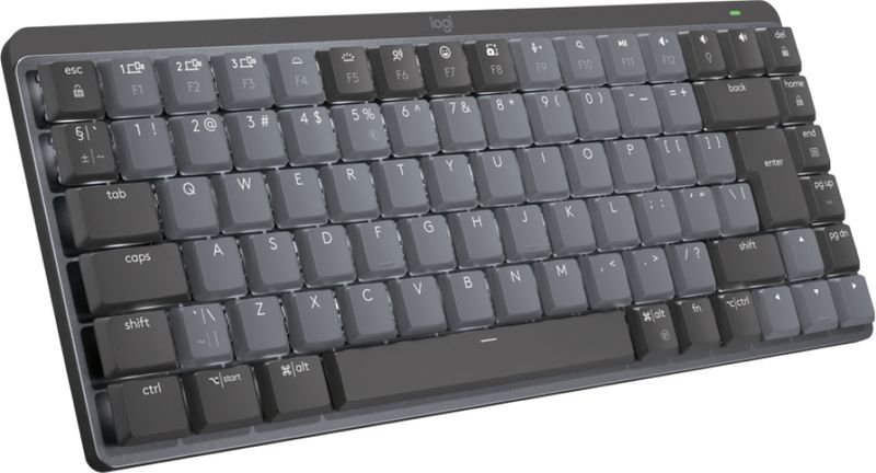 Logitech-MX-Mini-Mechanical-tastiera-RF-senza-fili--Bluetooth-QWERTY-US-International-Grafite-Grigio--MX-MECH.MINI-WRLS-