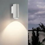 Applique-Moderna-Da-Esterno-Riga-1-Luce-Acciaio-Inox-Grigio