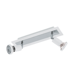 Eglo Spot Moderno Sarria In Acciaio Bianco 2 Luci Gu10 4,5W Ip20