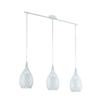 Lampadario-Contemporaneo-Razoni-3-Luci-Acciaio-Bianco