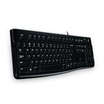 Logitech Keyboard K120 for Business tastiera Ufficio USB QWERTZ Svizzere Nero