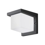 Eglo Applique Contemporanea Da Esterno Desella 1 Led Alluminio Fuso Grigio