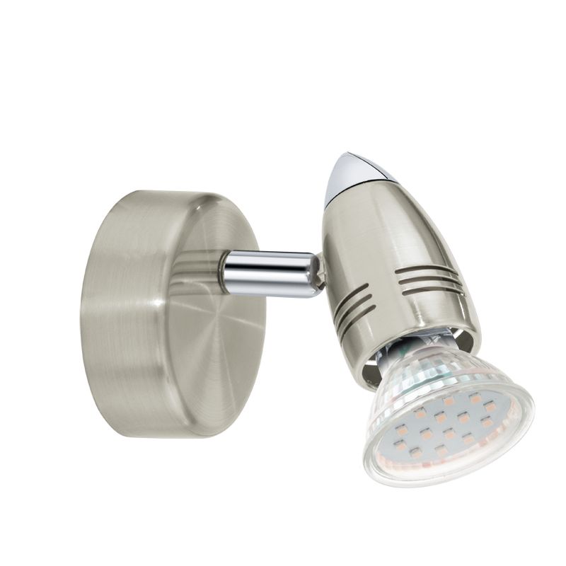 Spot-Moderno-Magnum-Led-In-Acciaio-Nichel-Satinato-1-Luce-Gu10-28W-3000K-Ip20