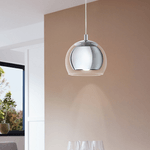 Lampadario-Contemporaneo-Rocamar-1-Luce-Acciaio-Cromo