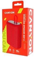 Canyon-BSP-4-Altoparlante-portatile-stereo-Rosso-5-W--CANYON-Cuboid-cloth-art-wireless-speaker-Red-