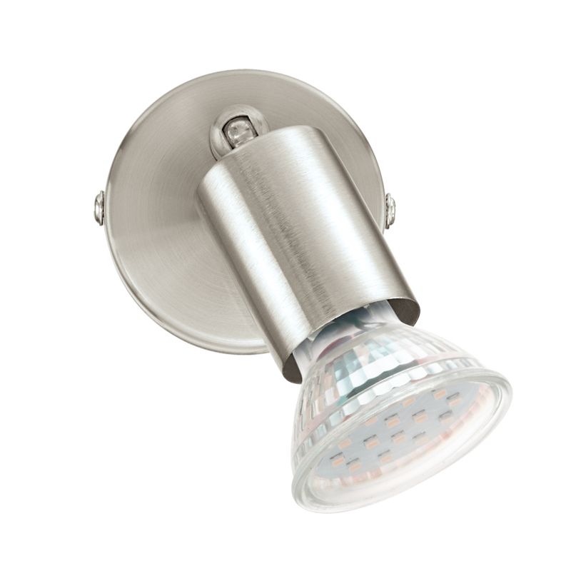 Spot-Moderno-Buzz-Led-In-Acciaio-Nichel-Satinato-1-Luce-Gu10-28W-Ip20