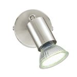 Spot-Moderno-Buzz-Led-In-Acciaio-Nichel-Satinato-1-Luce-Gu10-28W-Ip20