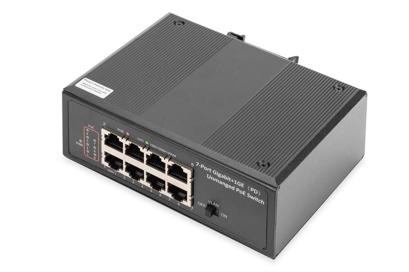 Switch-Industriale-7-Porte-Gigabit-Poe---Una-Porta-Pd