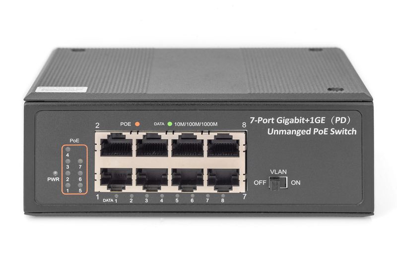 Switch-Industriale-7-Porte-Gigabit-Poe---Una-Porta-Pd