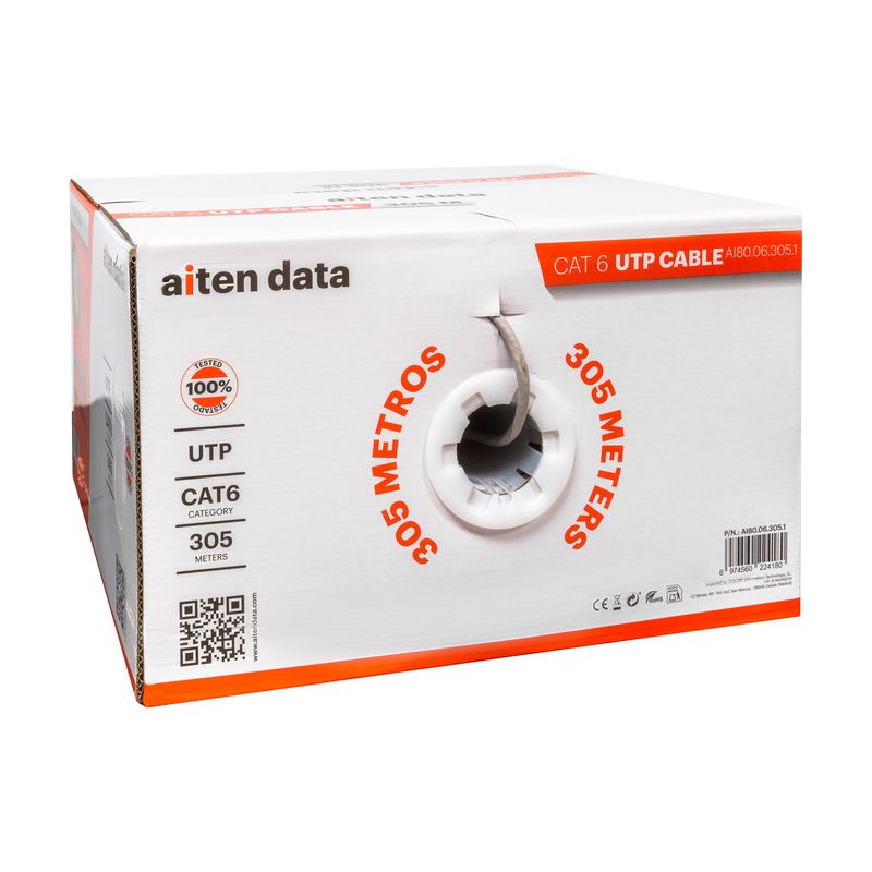 aiten-data-AI80.06.305.1-cavo-di-rete-Grigio-305-m-Cat6-U-UTP--UTP-