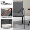 HOMCOM-Sedia-Moderna-per-Soggiorno-e-Camera-da-Letto-con-Braccioli-Seduta-Imbottita-e-Tessuto-Effetto-Lino-65.5x85x85-cm