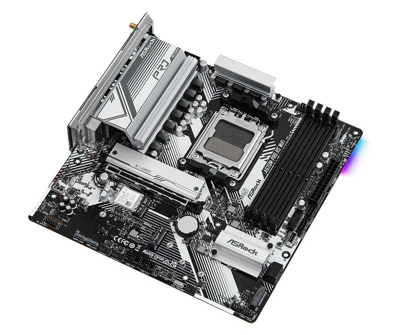 Asrock-A620M-Pro-RS-WiFi-AMD-A620-Presa-di-corrente-AM5-micro-ATX