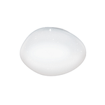 Eglo Plafoniera Contemporanea Sileras Led Acciaio Bianco D45Cm