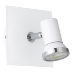 Spot-Moderno-Tamara-1-In-Acciaio-Bianco-1-Luce-Gu10-3W-Ip44