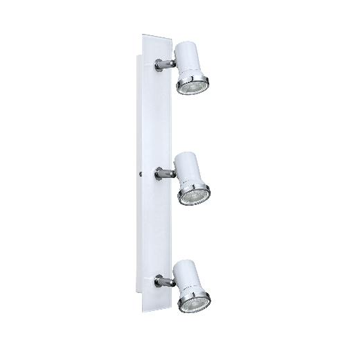 Spot-Moderno-Tamara-1-In-Acciaio-Bianco-3-Luci-Gu10-3W-Ip44