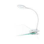 Eglo Lampada Da Tavolo Moderna Cabado Policarbonato Bianco Led Integrato 1,6W