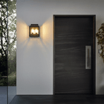 Applique-Contemporanea-Da-Esterno-Soncino-2-Luci-Alluminio-Fuso-Nero