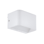 Eglo Applique Contemporanea Sania Piccola 4 Led Alluminio Bianco