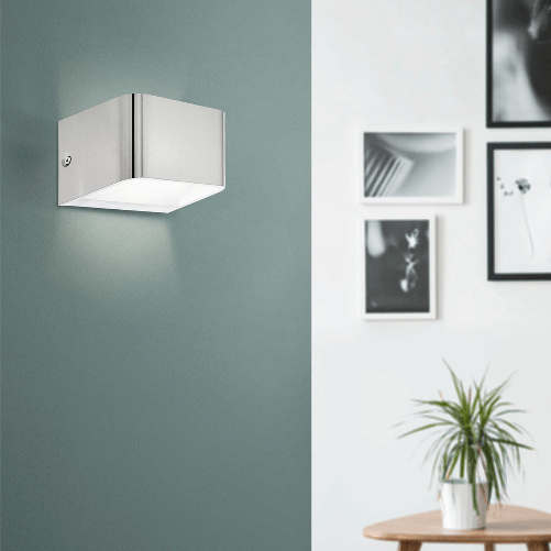 Applique-Contemporanea-Sania-Piccola-4-Led-Alluminio-Grigio-E-Nichel-Opaco