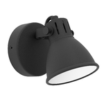 Eglo Spot Moderno Seras 2 In Acciaio Nero 1 Luce Gu10 3W Ip20