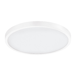 Eglo Plafoniera Moderna Fueva 1 In Alluminio Bianco Led Integrato 22,3W 4000K Ip20