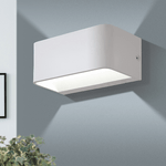 Applique-Contemporanea-Sania-Media-4-Led-Alluminio-Bianco