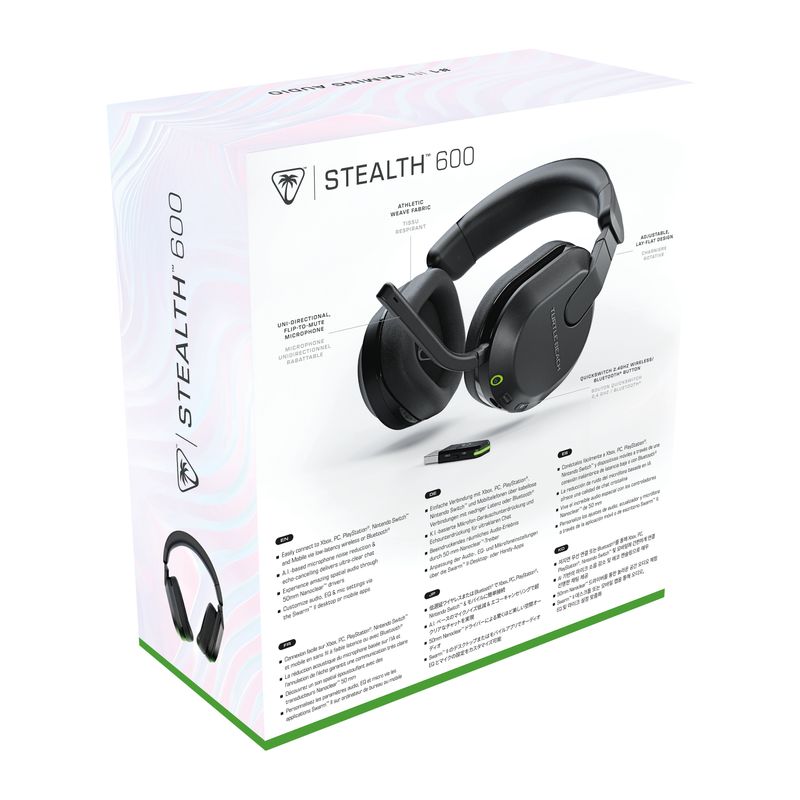 Turtle-Beach-Stealth-600-Gen-3-Auricolare-Wireless-A-Padiglione-Giocare-Bluetooth-Nero