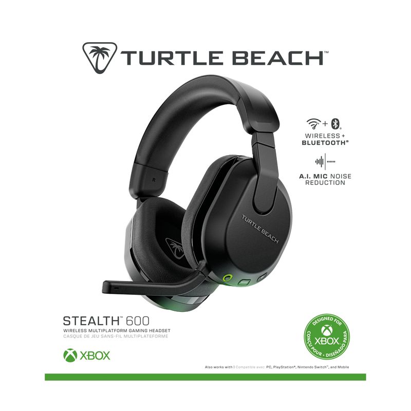 Turtle-Beach-Stealth-600-Gen-3-Auricolare-Wireless-A-Padiglione-Giocare-Bluetooth-Nero