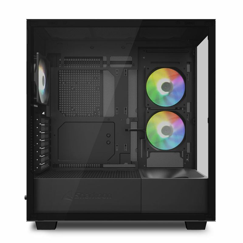 Sharkoon-Case-Rebel-C60-Rgb-Black-Atx-2X-U3-1X-Type-CTrrs-2X-Tempered-Glass-4X-120-Argb-Pwm-Arg