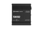 Teltonika-TSW202-Gestito-L2-Gigabit-Ethernet--10-100-1000--Supporto-Power-over-Ethernet--PoE--Alluminio-Blu