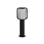 Eglo Lampada Industrial Da Esterno Ravello 1 Luce Acciaio Zincato Nero H45Cm