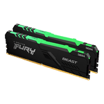 Kingston Technology FURY Beast RGB memoria 64 GB 2 x 32 GB DDR4 3000 MHz