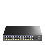 Cudy-FS1026PS1-switch-di-rete-Non-gestito-Gigabit-Ethernet--10-100-1000--Supporto-Power-over-Ethernet--PoE--Nero