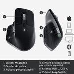 Logitech-MX-Master-3-–-Mouse-Wireless-Avanzato-per-Mac-Scorrimento-Rapido-Design-Ergonomico-4000-DPI-Personalizzabile-USB-C-Risparmio-Energia-Bluetooth-Apple-MacBook-Compatibile-iPad